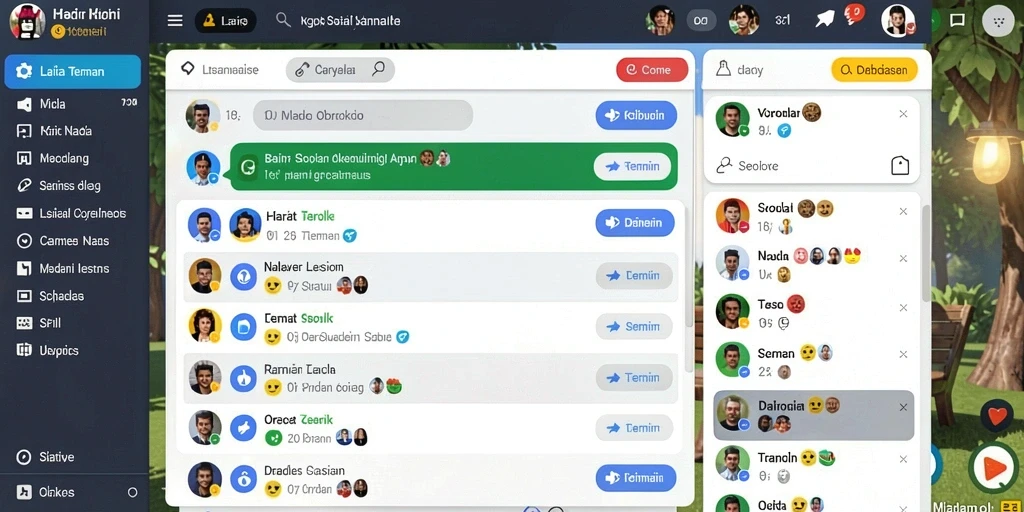 Fitur multiplayer untuk bermain dengan teman-teman.