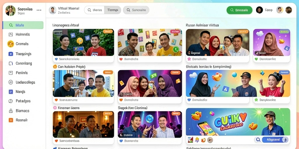 Fitur sosial yang memungkinkan interaksi dengan pemain lain.