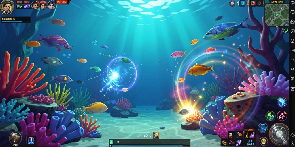 Fitur multiplayer yang memungkinkan interaksi antar pemain.