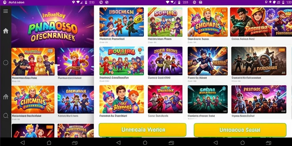 Tangkapan layar dari mode multiplayer yang menarik.