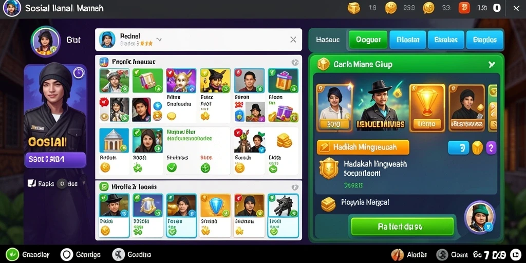 Mode multiplayer yang memungkinkan bermain bersama teman.