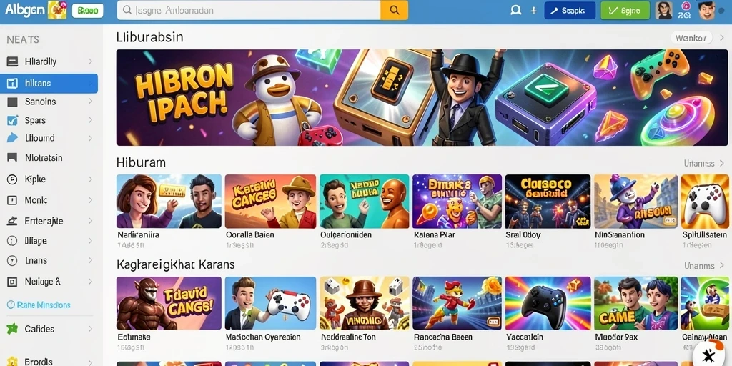Screenshot antarmuka pengguna yang menunjukkan kemudahan navigasi.
