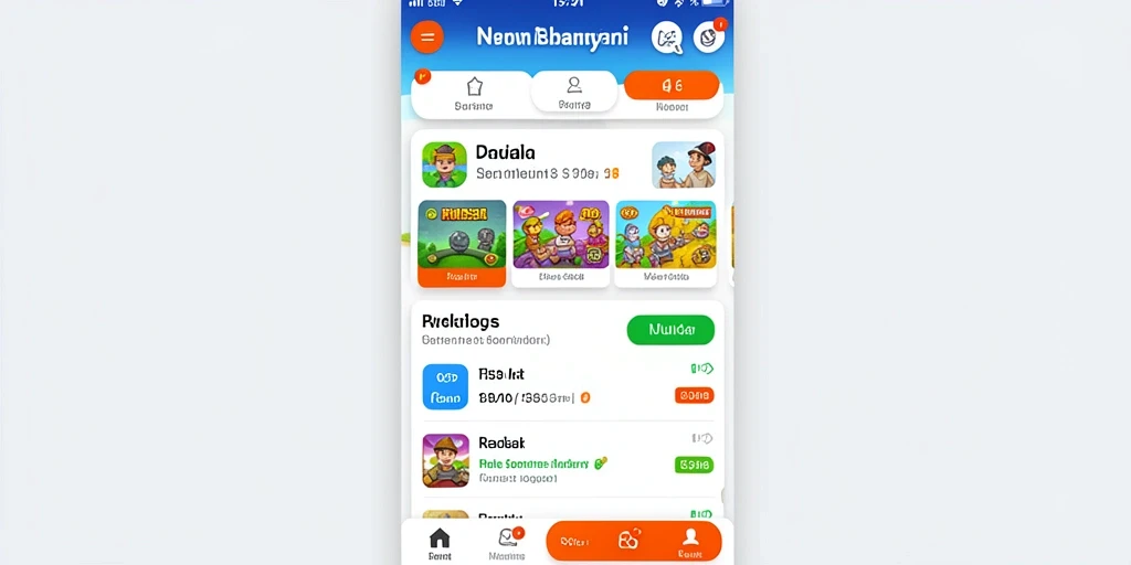 Screenshot menunjukkan aksi seru dalam permainan.